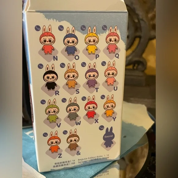 POP MART “T” Letter LABUBU THE MONSTERS Pin for Love Series Vinyl Plush Pendant - Picture 8 of 14